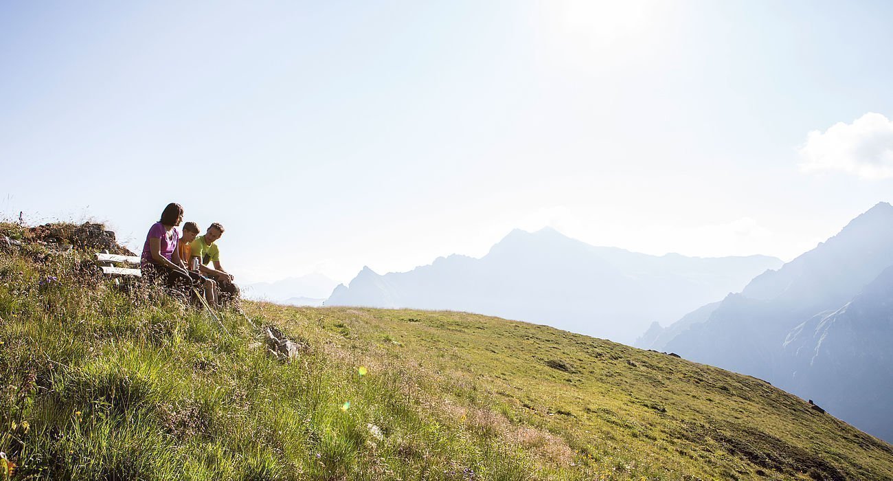 Wandertour mit Bergblick